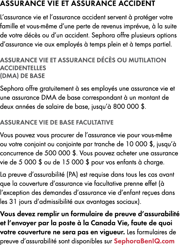 ﻿ASSURANCE VIE ET ASSURANCE ACCIDENT L’assurance vie et l’assurance accident servent  prot ger votre famille et vous...